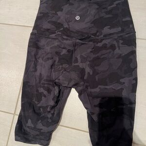 lululemon athletica Black Camouflage Leggings